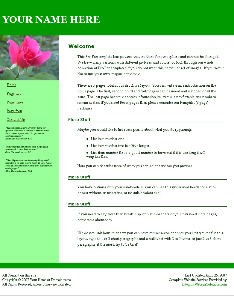 BR01015 Index