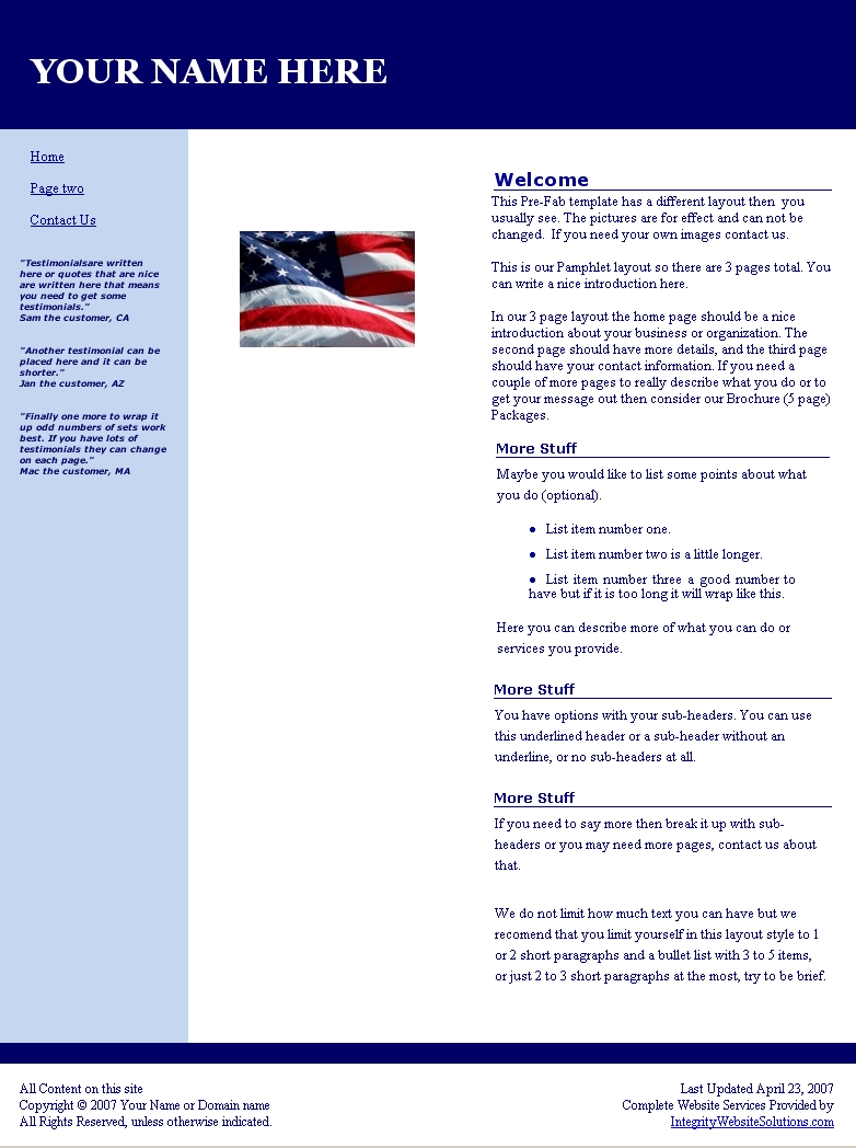 PM01005 Home page