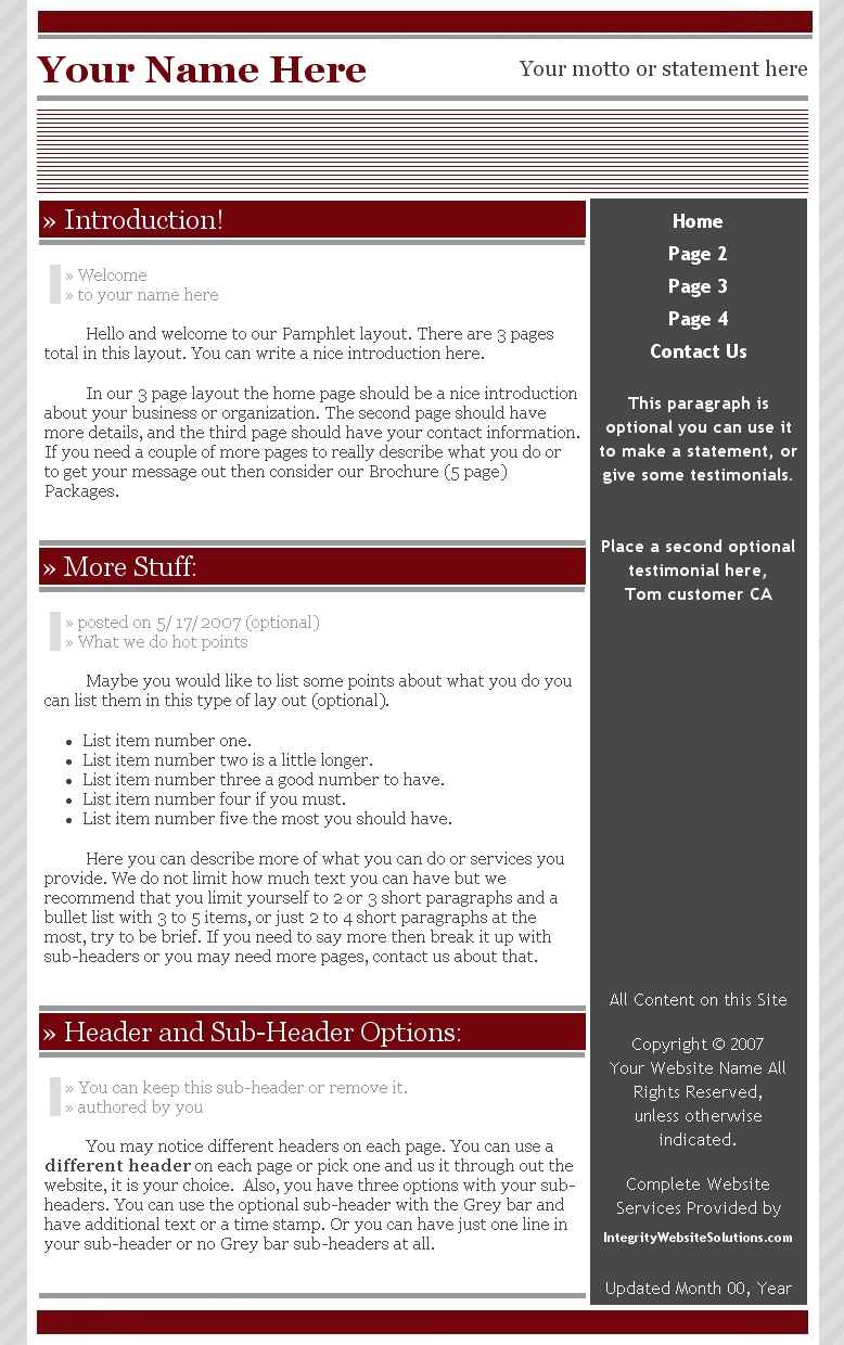 PM01020 Home page