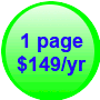 1page website package for $99per year