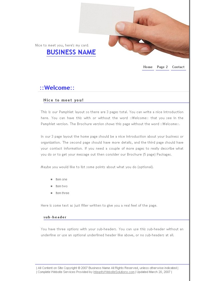 PM01005 Home page